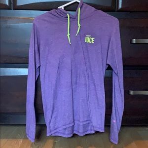 Purple Long sleeve with hood
